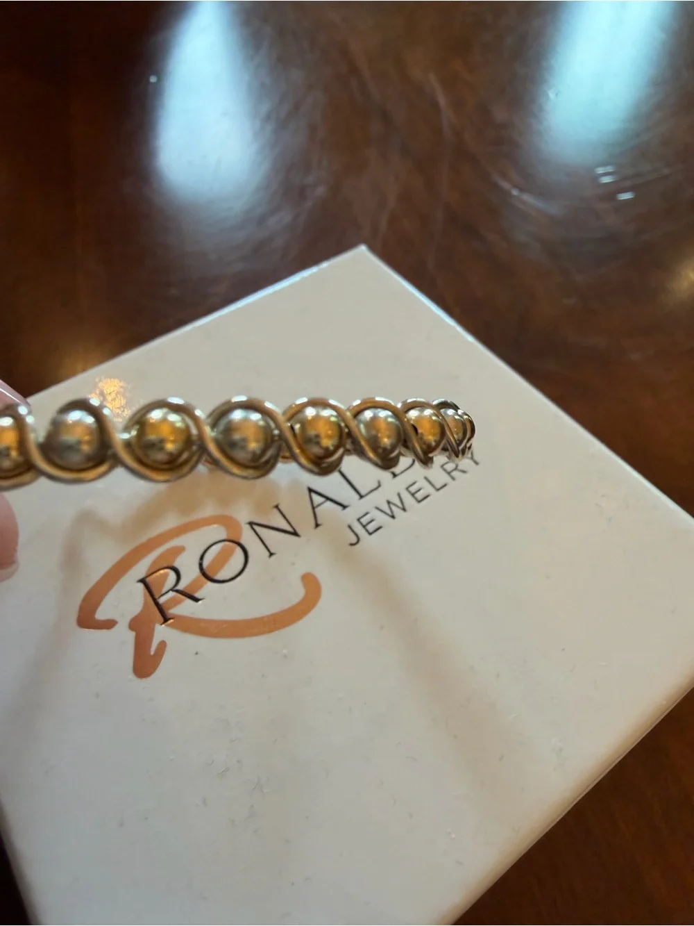 Ronaldo Revive Silver Bead Bracelet - Picture 3 of 3